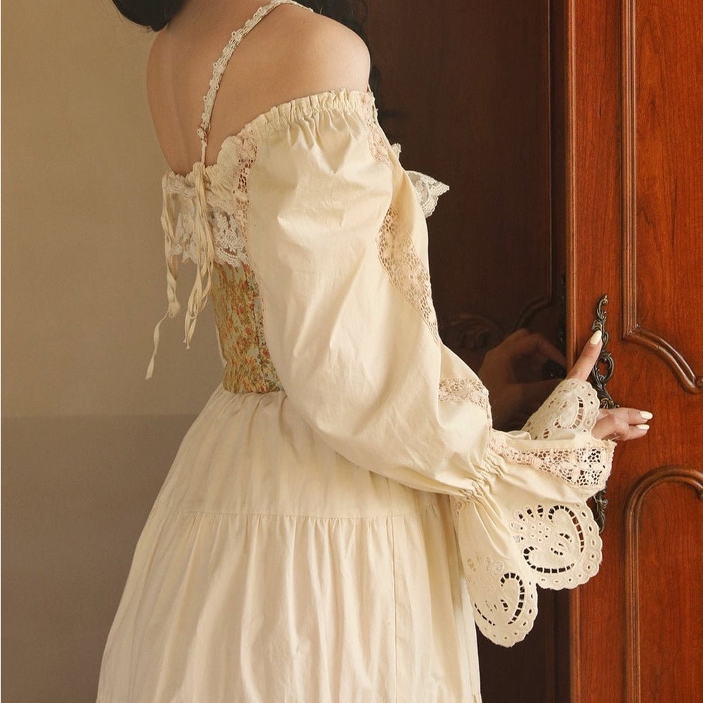Lacemade Van Gogh dress (M) with corset (S)